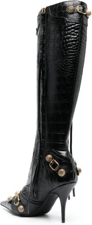 Balenciaga Cagole 90mm pointed-toe boots Black