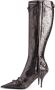 Balenciaga Cagole 90mm pointed-toe boots Grey - Thumbnail 5