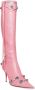 Balenciaga Cagole pointed-toe boots Pink - Thumbnail 2
