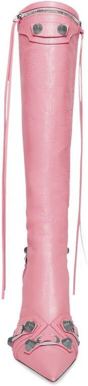 Balenciaga Cagole pointed-toe boots Pink