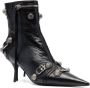 Balenciaga Cagole buckle-detail 70mm ankle boots Black - Thumbnail 2