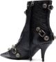 Balenciaga Cagole buckle-detail 70mm ankle boots Black - Thumbnail 3