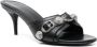 Balenciaga Cagole M70 Arena sandals Black - Thumbnail 2