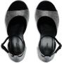 Balenciaga Camden rhinestone-embellished 160 sandals Black - Thumbnail 4