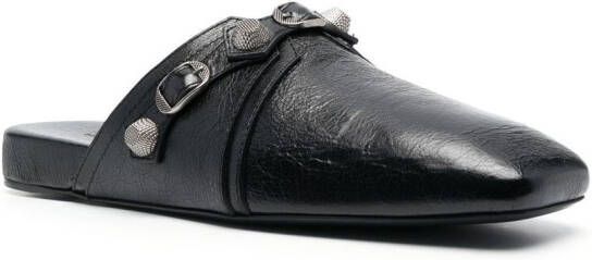 Balenciaga Cosy Cagole leather mules Black