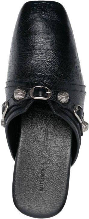 Balenciaga Cosy Cagole leather mules Black
