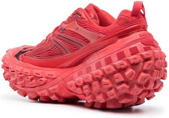 Balenciaga Bouncer chunky-sole sneakers Red