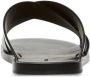 Balenciaga embossed-crocodile crossover slides Black - Thumbnail 3
