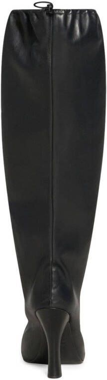 Balenciaga Falcon 105mm leather knee boots Black