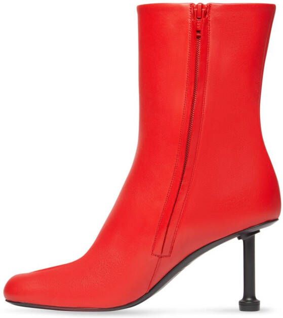 Balenciaga Fetish 80mm ankle boots Red