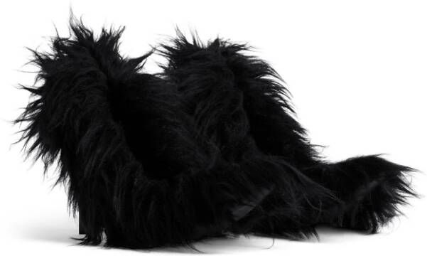 Balenciaga Flex Fur 110mm faux-fur pumps Black