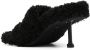 Balenciaga Furry 80mm sandals Black - Thumbnail 3