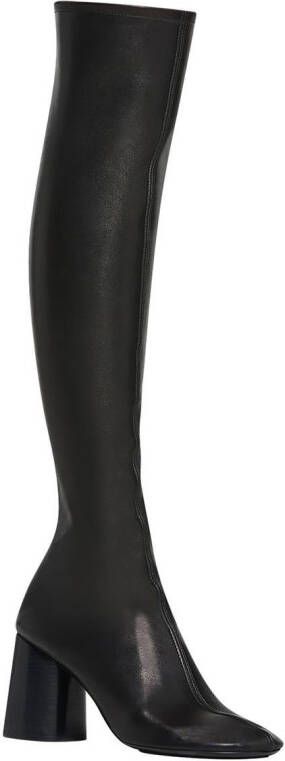 Balenciaga Glove 80mm knee-high boots Black
