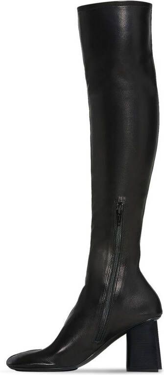 Balenciaga Glove 80mm knee-high boots Black