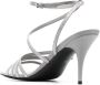 Balenciaga Glow 90mm strass sandals Grey - Thumbnail 3