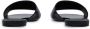 Balenciaga Groupie BB logo flat sandals Black - Thumbnail 3