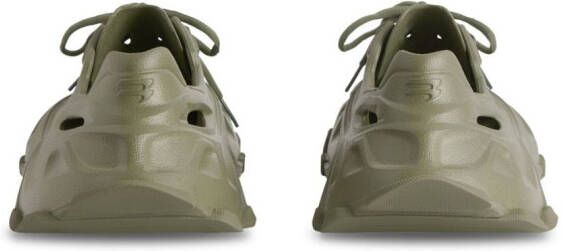 Balenciaga HD cut-out low-top sneakers Green