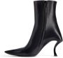 Balenciaga Hourglass 100mm leather ankle boots Black - Thumbnail 4