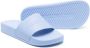 Balenciaga Kids embossed-logo tonal-design slippers Blue - Thumbnail 2