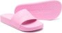 Balenciaga Kids embossed-logo tonal-design slippers Pink - Thumbnail 2