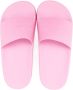 Balenciaga Kids embossed-logo tonal-design slippers Pink - Thumbnail 3