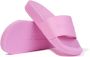 Balenciaga Kids logo-embossed open-toe slides Pink - Thumbnail 2