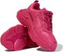 Balenciaga Kids logo-print chunky leather sneakers Pink - Thumbnail 2