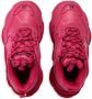 Balenciaga Kids logo-print chunky leather sneakers Pink - Thumbnail 4