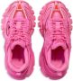 Balenciaga Kids logo-print chunky leather sneakers Pink - Thumbnail 4