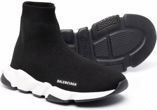 Balenciaga Kids Speed knitted sneakers Black