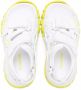 Balenciaga Kids logo touch-strap sandals White - Thumbnail 3