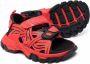 Balenciaga Kids open toe track-style sandals Red - Thumbnail 2
