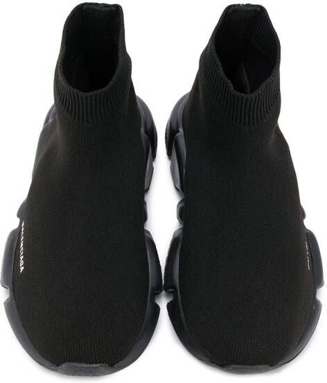Balenciaga Kids Speed knitted sneakers Black