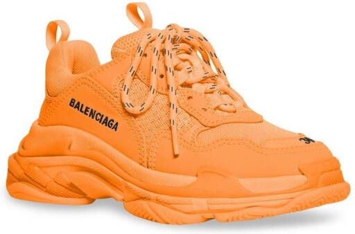 Balenciaga Kids Triple S Tonal Chunky trainers Orange
