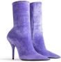 Balenciaga Knife 110mm ankle boots Purple - Thumbnail 2
