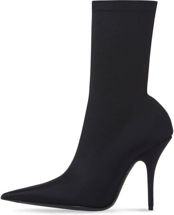 Balenciaga Knife 110mm sock boots Black