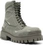 Balenciaga lace-up combat boots Grey - Thumbnail 2