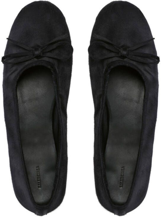 Balenciaga Leopold ballerina shoes Black