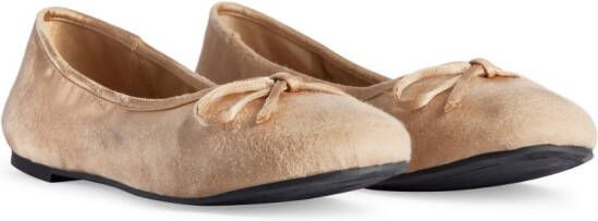 Balenciaga Leopold ballerina shoes Neutrals