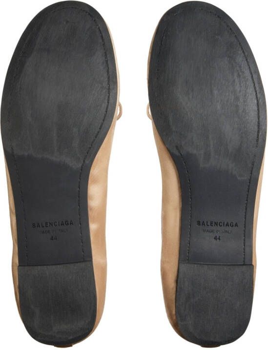 Balenciaga Leopold ballerina shoes Neutrals