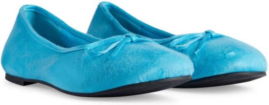 Balenciaga Leopold ballerina shoes Blue