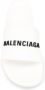 Balenciaga logo-embossed pool slides White - Thumbnail 4