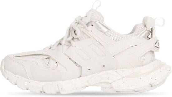Balenciaga logo-patch lace-up sneakers White