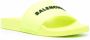Balenciaga logo pool slide sandals Yellow - Thumbnail 2