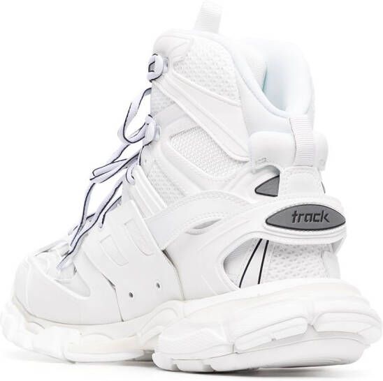 Balenciaga logo-print lace-up sneakers White