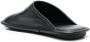 Balenciaga logo-print leather slippers Black - Thumbnail 3