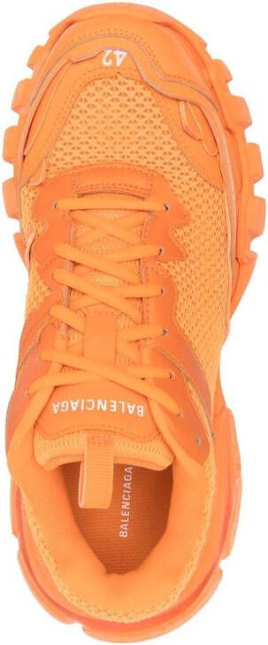 Balenciaga logo-print low-top sneakers Orange