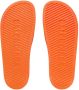 Balenciaga logo-print rubber sliders Orange - Thumbnail 5