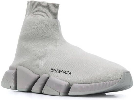 Balenciaga logo-print Speed 2.0 sneakers Grey