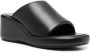 Balenciaga logo-print wedge sandals Black - Thumbnail 2